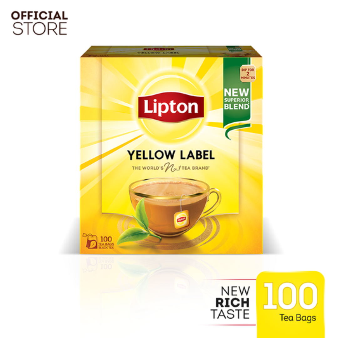 LIPTON BLACK TEA OXYGEN SUPERIOR 100'S